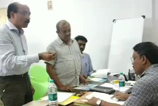 srikakulam joint collector vists higher authorities about land pooling for poor people issue