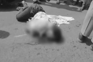 man died lorry bike accident at thunkimetla village kodangal vikarabad district