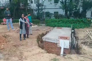 Rain water harvesting work