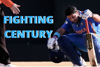 Yuvraj Singh, century, 2011 World Cup, West Indies