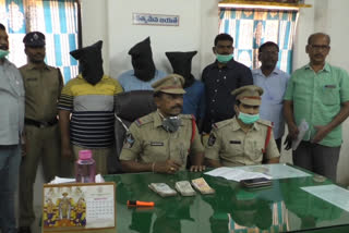 police arrested gutka transporters at gudur