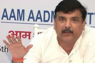 aap leader sanjay singh tweet on mp political crisis