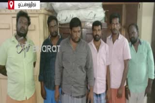 dindigul_gambling_news  gambling gang arrested in dindigul  gambling gang arrested  திண்டுக்கல்லில் சூதாட்ட கும்பல் கைது  சூதாட்ட கும்பல் கைது  சூதாட்டம்  gambling