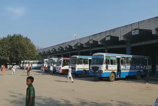 30 percent bus from jind to delhi stopped due to corona virus