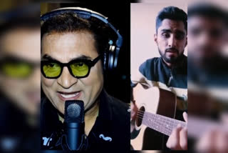 Bollywood Singer Abhijeet Bhattacharya share corona virus song of viral youth Tejas Gambhir