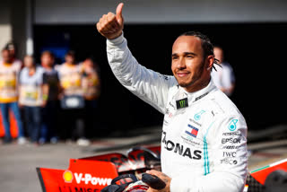 Formula One Racer Lewis Hamilton