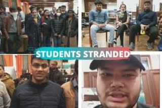 Indian students stranded