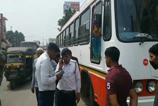 gohana private bus challan