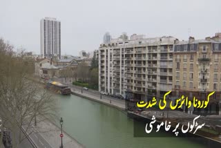 empty streets of Paris are saying something!