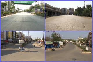 due to corona Janata curfew continues at Kadapa district
