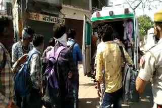 lockdown 70 workers relockdown 70 workers reached Dholpurached Dholpur