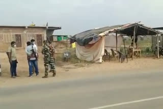 vehicle transportation bhandh due to janatha curfew at laxmi barage in jayashankar bhupalapalli