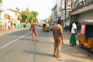 சுய ஊரடங்கு உத்தரவை மீறிய வாகனங்கள் பறிமுதல்