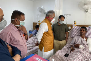 CM reached the hospital and got information about the injured soldiers