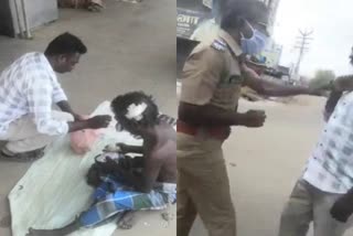 social worker attack by police in tanjore