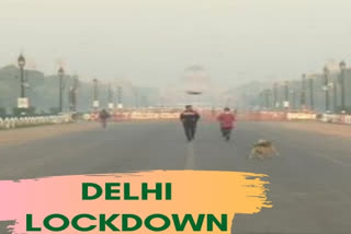 Delhi lockdown first day