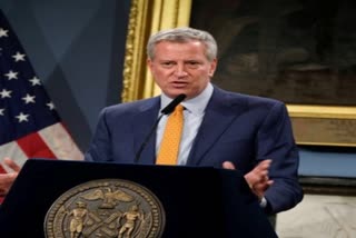 De Blasio blames Trump,ನ್ಯೂಯಾರ್ಕ್​ ಮೇಯರ್ ಬಿಲ್ ಡೆ ಪ್ಲಾಸಿಯೊ