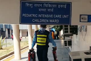 Fire in TMH's children's ward