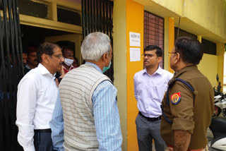 dm inspected badaun district hospital