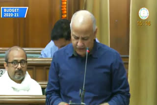 Manish Sisodia presented budget