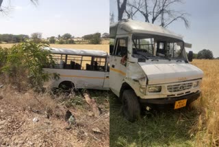 Railway police force bus overturned