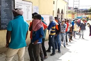 Crowd of patients in Sadar Hospital lohardaga