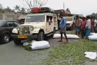 farmer's protest in Baharampur