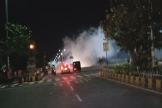 Corona confrontation: Smoke spray in the capital by BMC