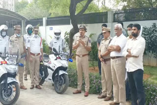 Suzuki dealer provided 10 bikes for free rachakonda police hyderabad