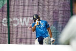 'Coach' Rohit gives daughter Samaira batting lesson