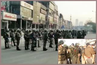 security forces deployed in shaheen bagh