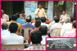 meeting with merchants at kurnool creating awareness on corona