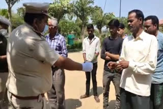 Mehrauli Police Station SHO graciously explained to everyone and sent him home with a rose.