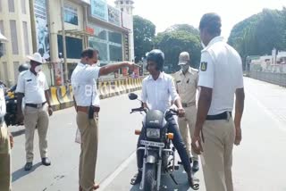 Bike Ride Between Lock-Down: Two-Wheeler seized by Police