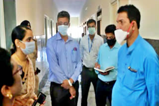 Nalin kumar kateel visits to Mangalore hospital