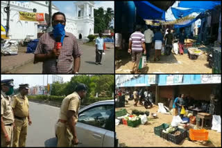 സമ്പൂർണ ലോക്ക് ഡൗൺ  തലസ്ഥാനം  തിരുവനന്തപുരം  നിയന്ത്രണങ്ങളുമായി പൊലീസ്