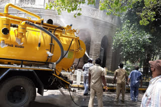 BBMP starts sprinkling medicine in Bangaluru