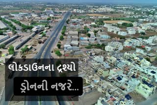 Gondal city Drone visual