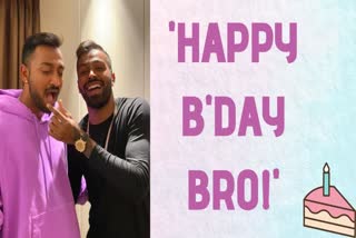 hardik-pandya-fed-krunal-pandya-zero-calorie-cake-on-his-birthday