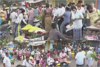 Don't Care for Government Order: Davanagere people over buying vegetables