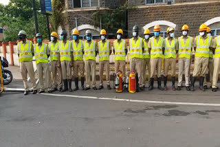 SDRF team working hard to keep Belgaum city clean