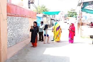 kota news  navratri outside bijasan mata temple  bijasan mata temple  silence on the first day of navratri