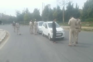 CORONA EFFECT Panchkula police during lockdown