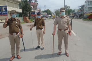 police during lockdown in paonta sahib