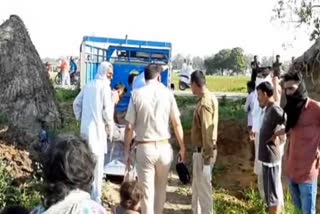 Dead body found in the fields of Muradgarh village in Karnal