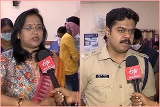 face to face with adilabad collector devasena and vishnu variyar