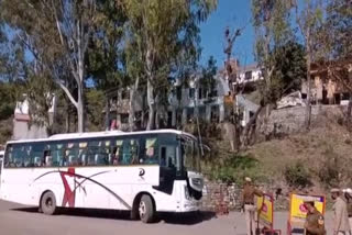 Haryana number tourist bus