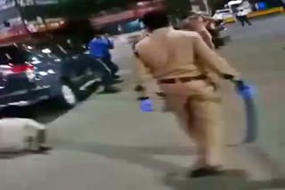 case of beating a young man at a petrol pump