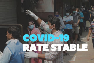 Rate of increase of COVID-19 cases 'relatively stable'