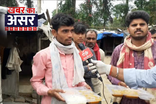 chandan haula villagers family dets food after etv bharat news during delhi lockdown crisis